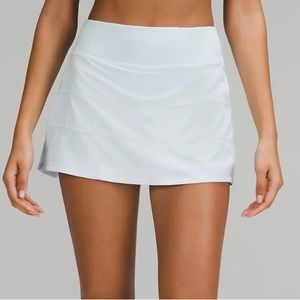 Lululemon pleated white tennis skirt